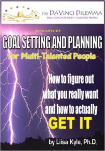 Book Goal Setting and Planning for Multi-Talented People - Liisa Kyle