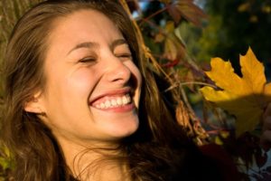 Smiling beautiful girl