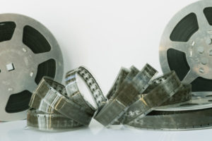 Movie reels and film
