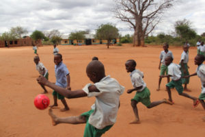 The power of a soccer ball